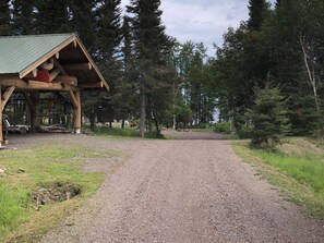 Big Shed as you enter the driveway
