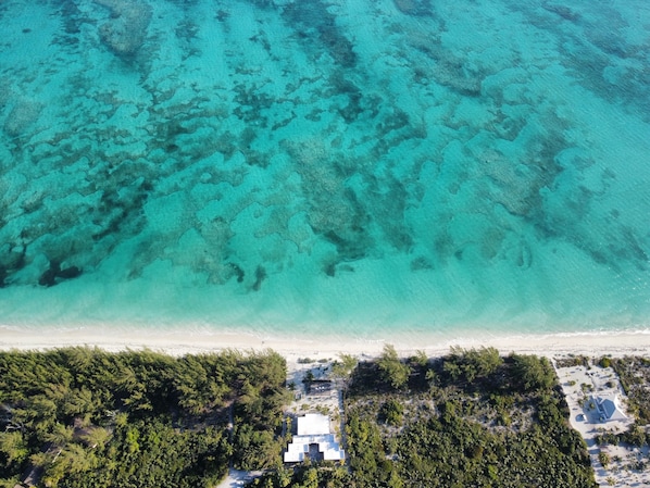 Aerial view of condo complex