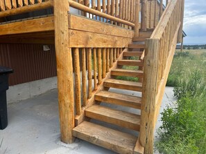 Stairs to access the loft