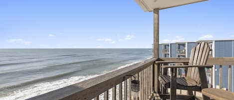 Ocean Front Balcony at High Tide