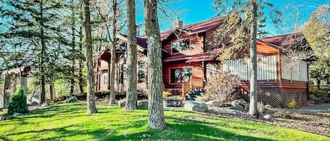 Lake side of the house