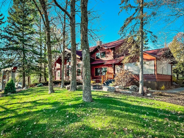 Lake side of the house