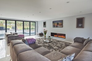 The living room at Woodland House, Worcestershire