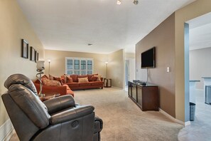 Relax in the comfortable living room