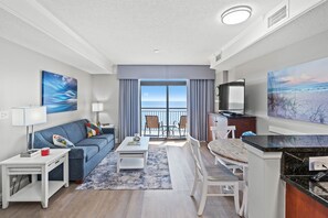 Living Room with Murphy Bed and Sofa Bed