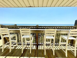 Oceanfront Deck with Bar and Low Seating (FOR A TOTAL OF 3 OCEANFRONT DECKS)