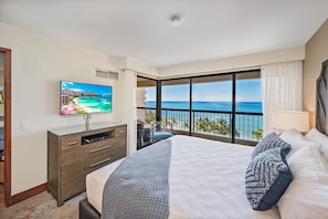 King Master Bedroom with Flat Screen TV