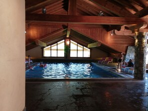 The pool  in the Les Alpages leisure centre