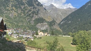 Champagny view from terrace
