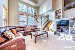 Living Room - Spacious, tastefully designed living room.