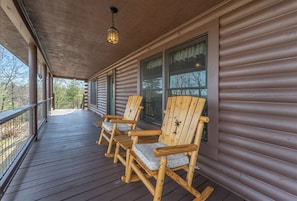 Porch with rockers
