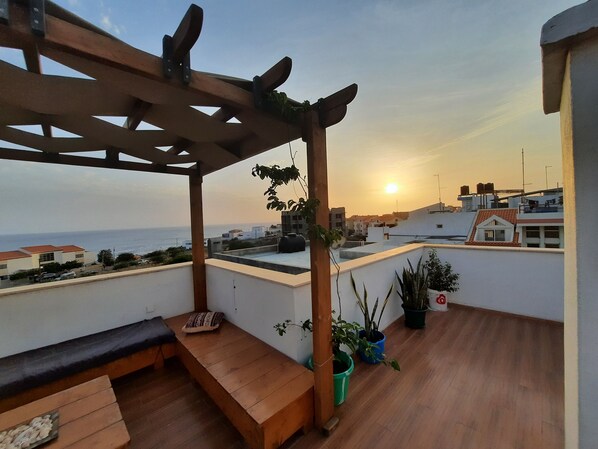 The Sunset Paradise rooftop