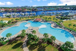 Barefoot Resorts Marina Pool-The Largest Saltwater Pool in South Carolina!