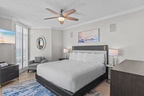 Primary Bedroom with Gulf View and Access to the Private Balcony