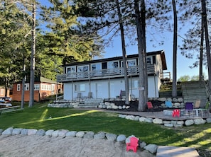 view of cabin from the dock