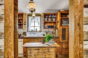 Kitchen with vintage sink