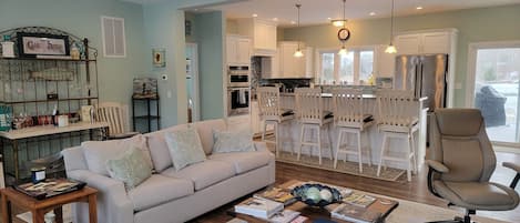 Main Level Living Room/Kitchen/Dining area.
