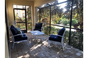 Relaxing screened-in lanai