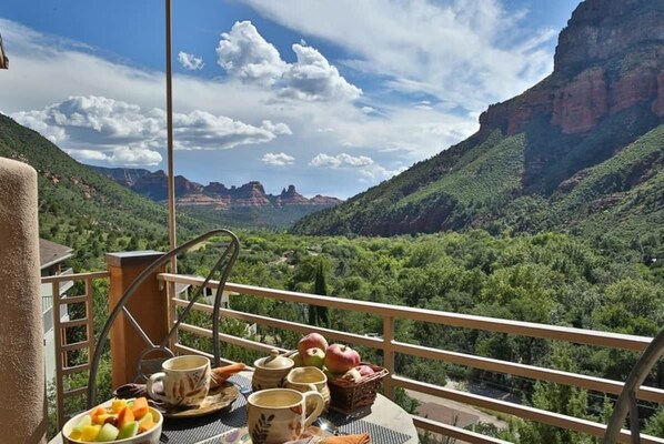 Top balcony view