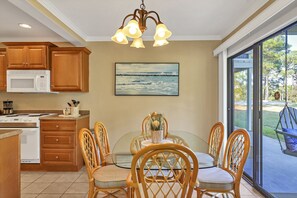 spacious dining area.