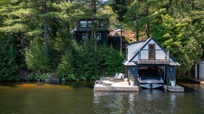 Cottage and Boathouse