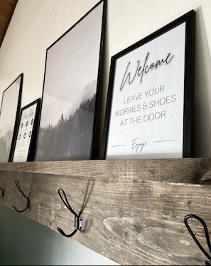 Decor which is also informative.