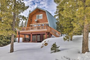 Exterior | 2-Story Cabin | Bedroom & Bathroom on 1st Floor