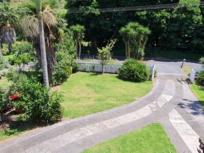 Grass area for car parking