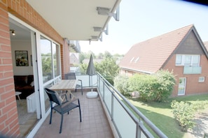 Sehr schöner Balkon nach Westen