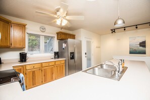 Kitchen with new appliances