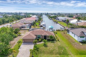 Beautiful South Gulf Cove waterfront home with private pool