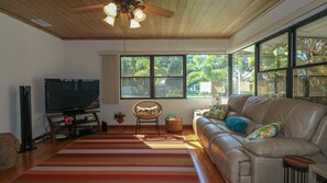 Comfortable seating in the living room