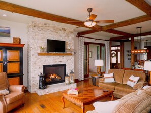 Family Room with Fireplace
