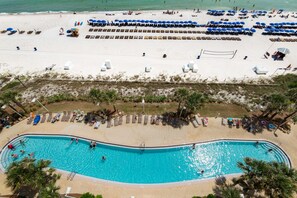 Beachfront pool