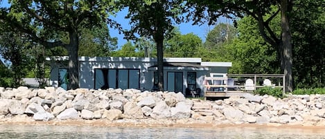 View of house from water