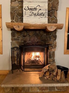 Wood Burning Fire Place