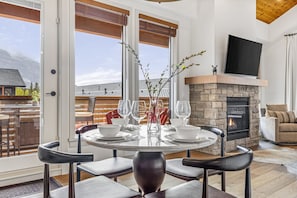 Lots of light with mountain views