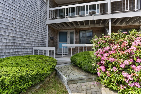 Front walkway to condo