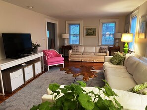 Front Living Room with Flat Screen TV