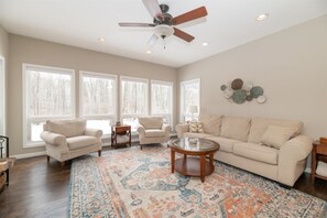 Sun filled living room 