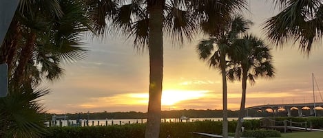 The dawn of new day, with a refreshing morning walk along the old St. Lucie.