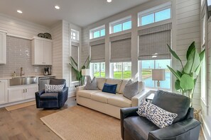 Living Room & Dining Overlooking the Lake