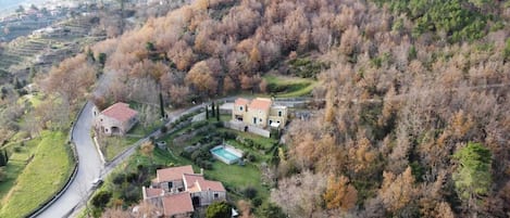 La casa vacanze vista dall'alto