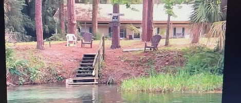 View of house from a boat.