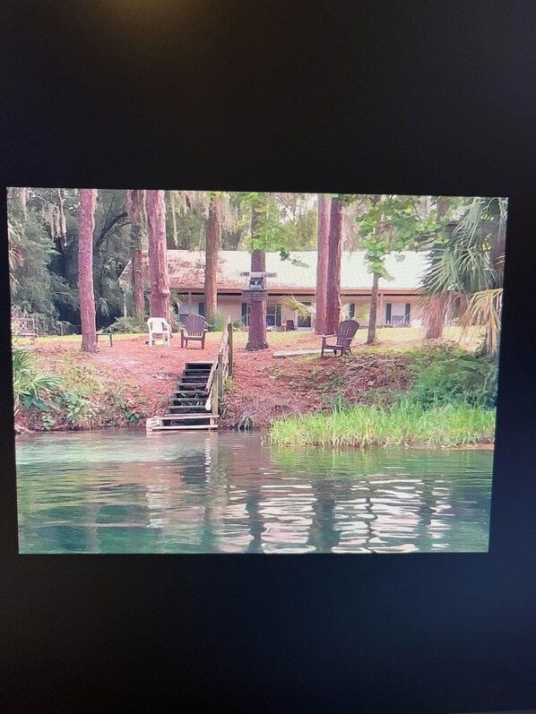 View of house from a boat.