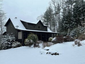 Winter snow at Cabin