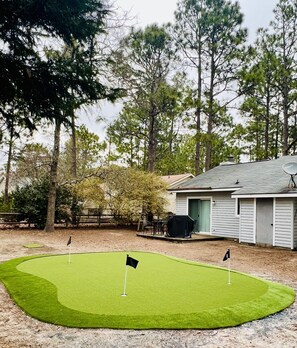 Newly Installed Putting Green! (Landscaping to come when weather improves)