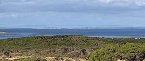 View from lounge and upstairs deck overlooking Swan Bay