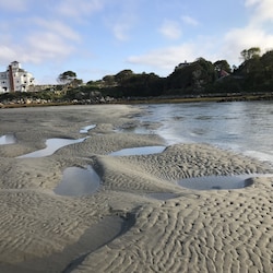 Tide going out at Good Harbor tidal river