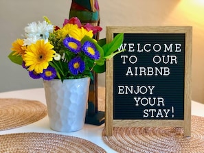 Welcome to my AirBNB! I hope you enjoy your stay.